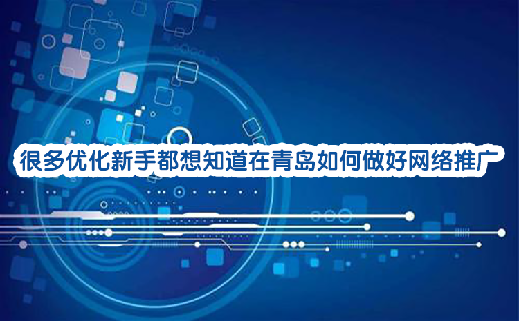 很多优化新手都想知道在青岛如何做好网络推广